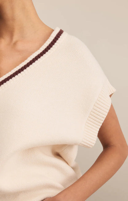 Fletcher Sweater Vest - Crystal TOP Z Supply