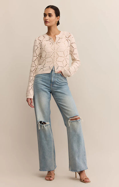 Rosalyn Sweater Cardigan - Crystal CARDYORJKT Z Supply