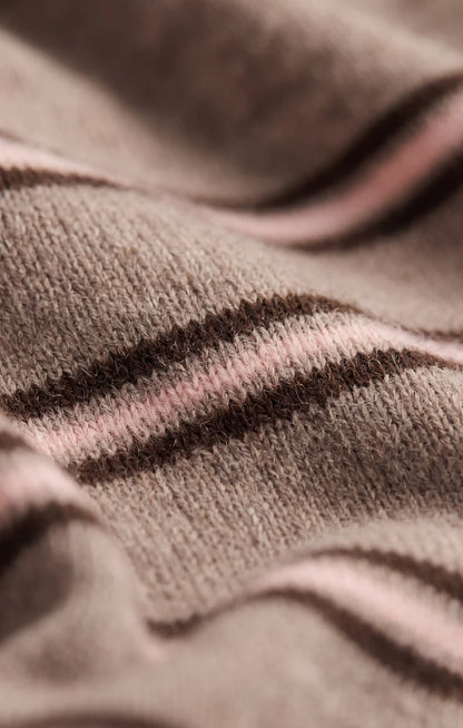 Gatewood Stripe Sweater - Heather Ash