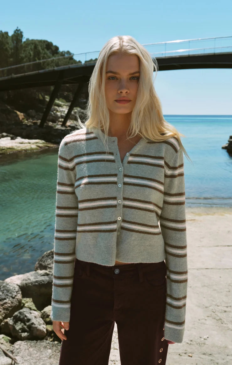 Medina Stripe Cardigan CARDYORJKT Z Supply