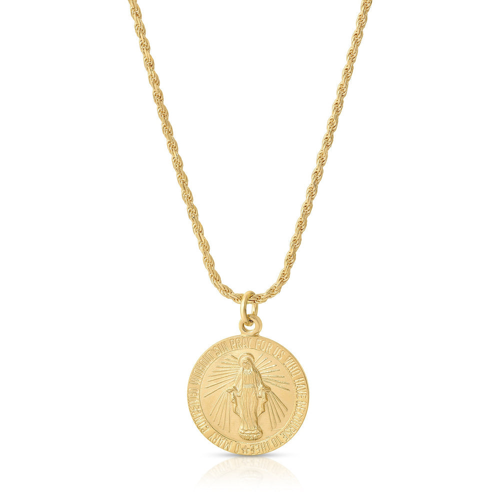 Gold-Filled Miraculous Medal Necklace NECKLACES JOY DRAVECKY Default Title