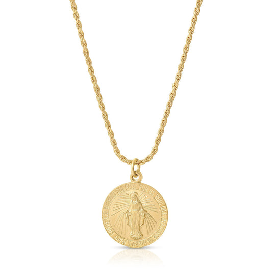 Gold-Filled Miraculous Medal Necklace NECKLACES JOY DRAVECKY Default Title