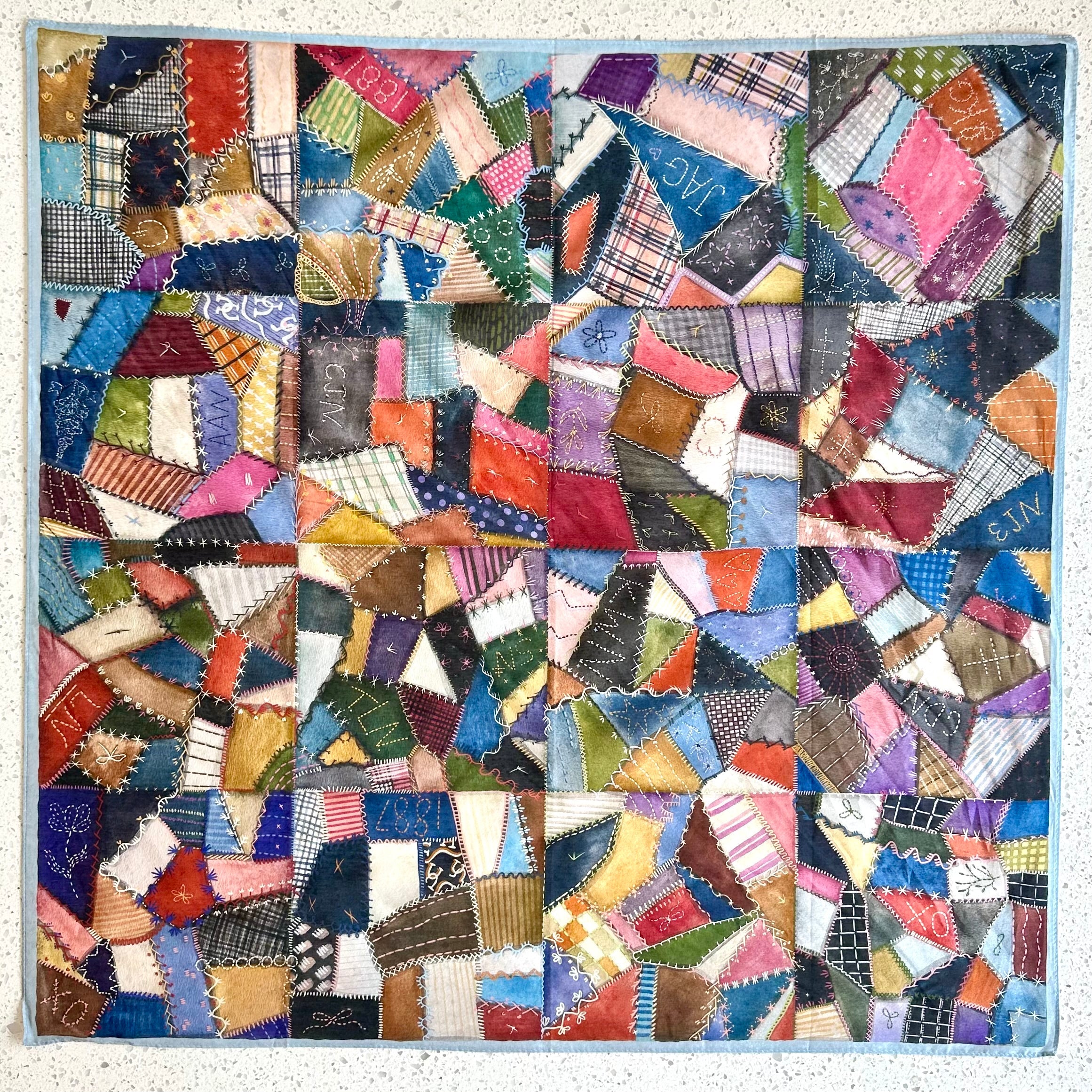 Crazy Quilt - Scarf Bandana – Trends & Traditions Boutique