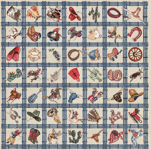 Blue Fences - Scarf Bandana Scarves xoxo Default Title