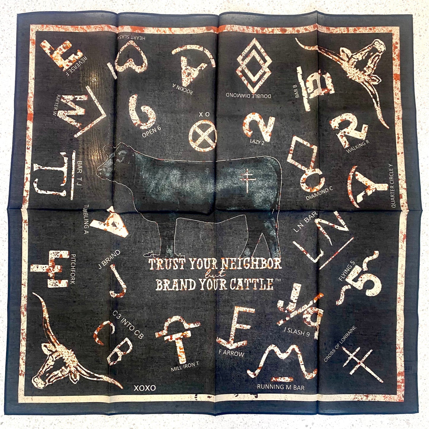 Cattlebrands - Scarf Bandana Scarves xoxo Default Title