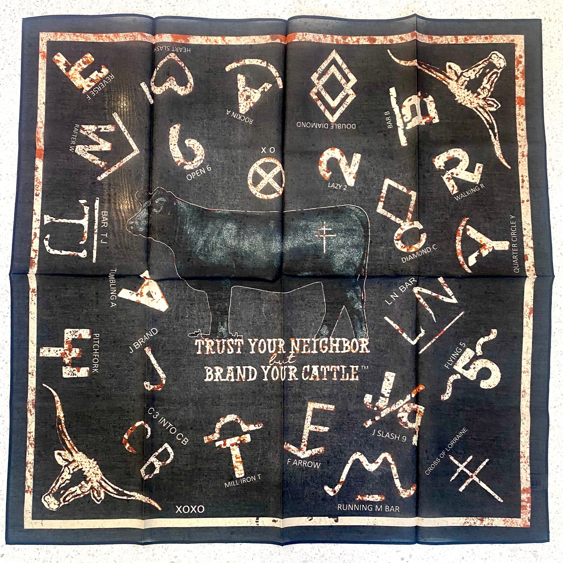 Cattlebrands - Scarf Bandana Scarves xoxo Default Title