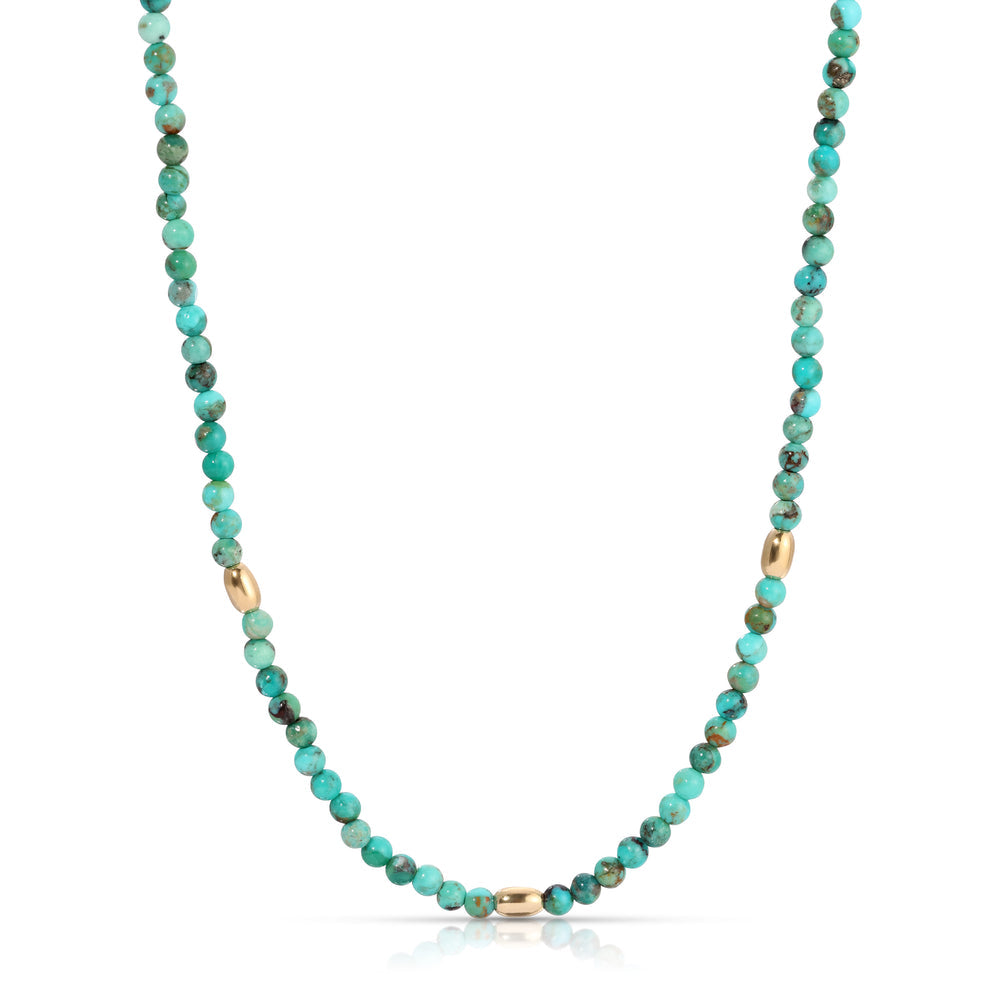 Bali Beaded Choker - Turquoise NECKLACES JOY DRAVECKY Default Title
