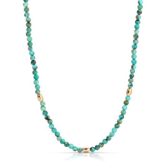Bali Beaded Choker - Turquoise NECKLACES JOY DRAVECKY Default Title
