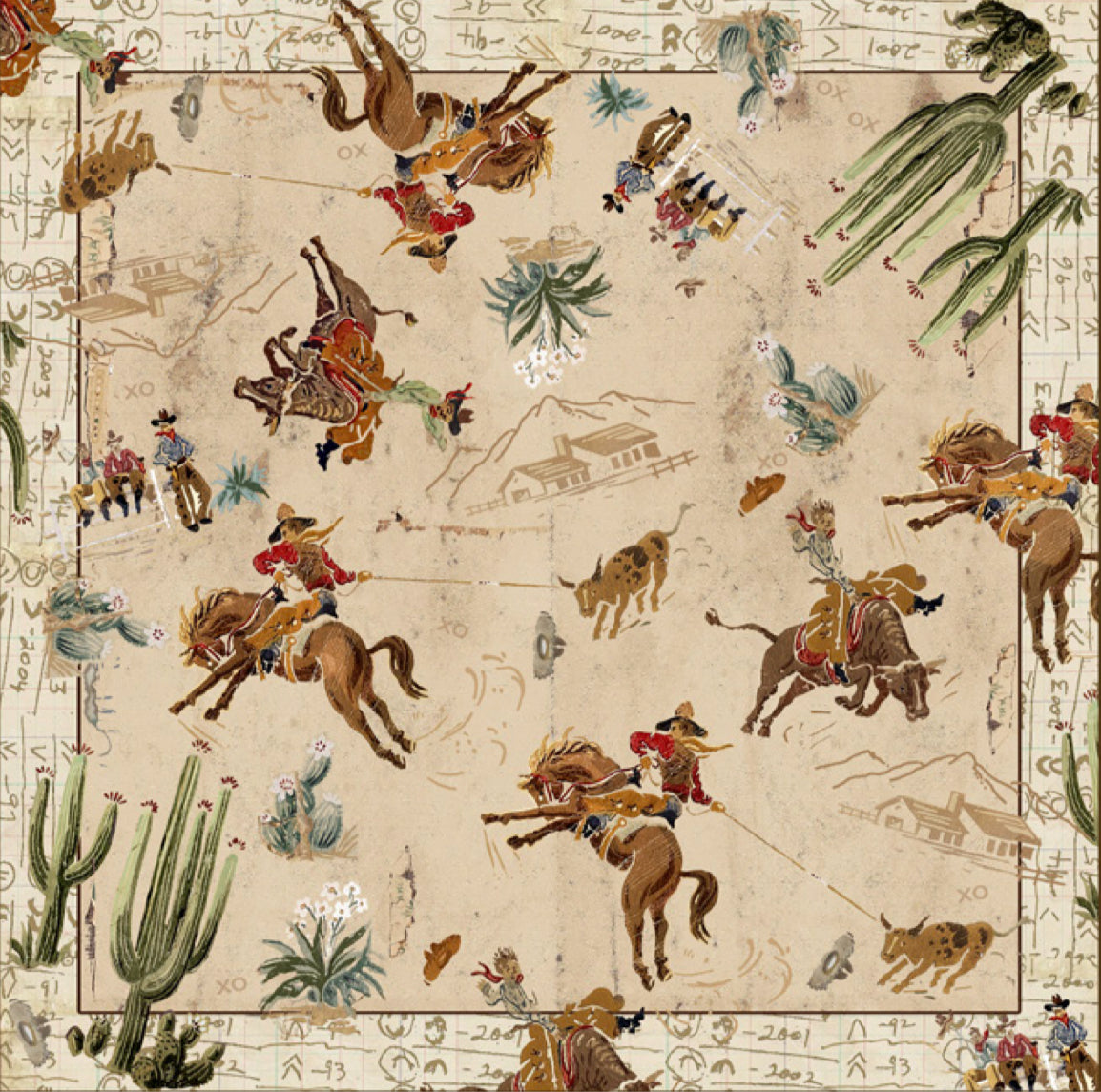 Grandpa’s Wallpaper - Scarf Bandana Scarves xoxo Default Title