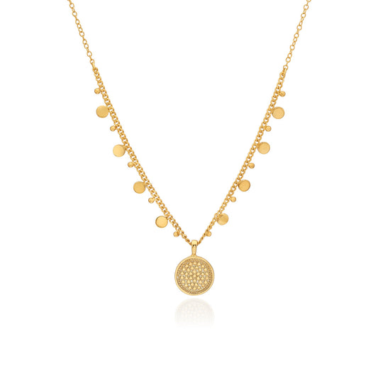 Rooh Charm Gold Necklace NECKLACES Anna Beck Default Title