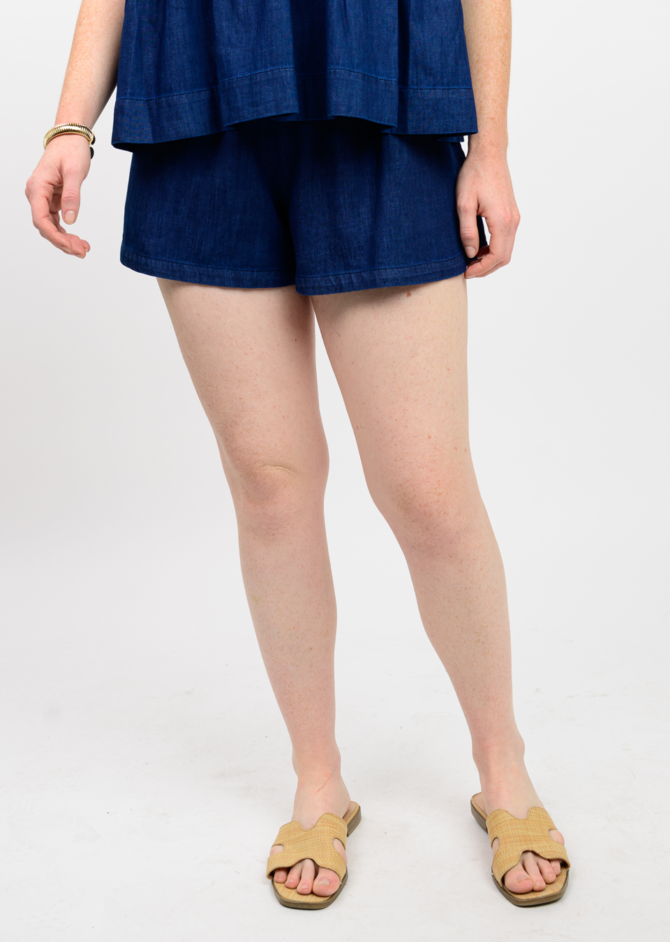 Denim Flowy Shorts SHORTS Ivy Jane XS