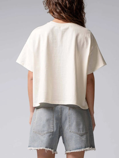 Denim Star Oversized Tee TOP TREND:NOTES
