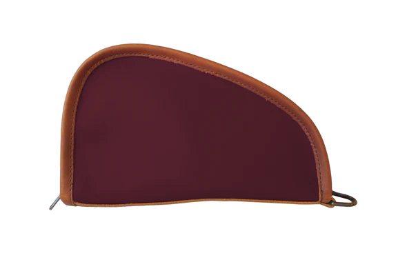 Small Revolver Case (Order in any color!) Gun Cases Jon Hart Burgundy Coated Canvas  
