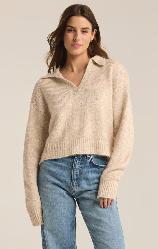 Redford Sweater - Light Oatmeal Heather TOP Z Supply   