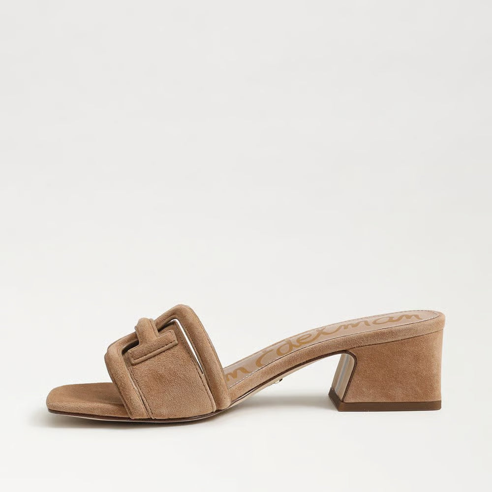 Waylon Slide Low Heel - Cyprus Tan Suede Shoes Sam Edelman