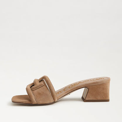 Waylon Slide Low Heel - Cyprus Tan Suede Shoes Sam Edelman