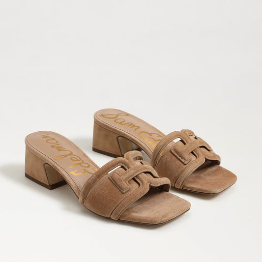 Waylon Slide Low Heel - Cyprus Tan Suede Shoes Sam Edelman