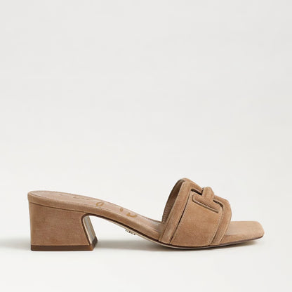 Waylon Slide Low Heel - Cyprus Tan Suede Shoes Sam Edelman