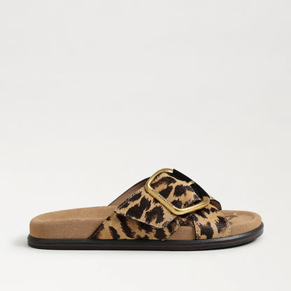 Darla Buckle Slide Sandal - Leopard Shoes Sam Edelman