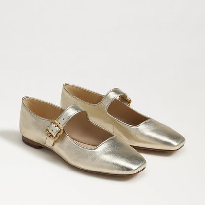 Michaela Mary Jane Flats - Dark Silver Sage Velvet SHOES Sam Edelman