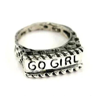 Endearing Ring - "GO GIRL" Rings Dian Malouf   