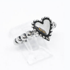 Heart Charm Ring RINGS Dian Malouf