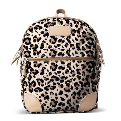 Large Backpack Combo Backpacks Jon Hart Leopard Coated Canvas  