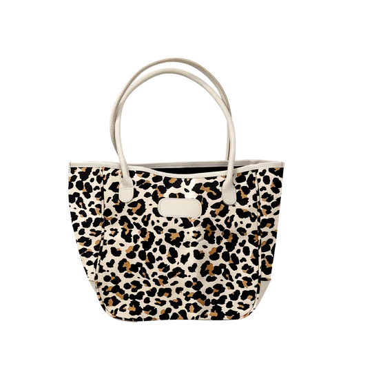 Medium Holiday Tote (Order in any color!) Totes Jon Hart Leopard Coated Canvas