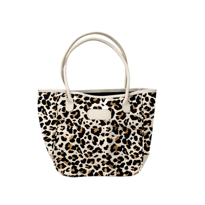 Medium Holiday Tote (Order in any color!) Totes Jon Hart Leopard Coated Canvas