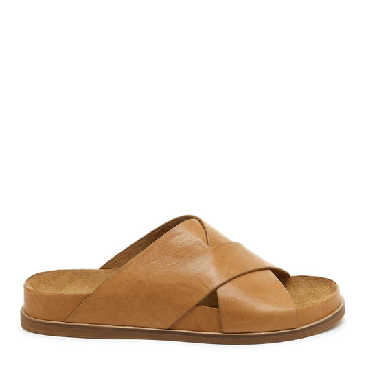 Sailor Tan Slide Sandal shoes Kelsi Dagger   