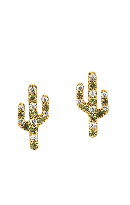 Cactus Studs Earrings Tai Jewelry