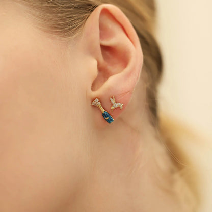 Champagne Bottle Studs Earrings Tai Jewelry