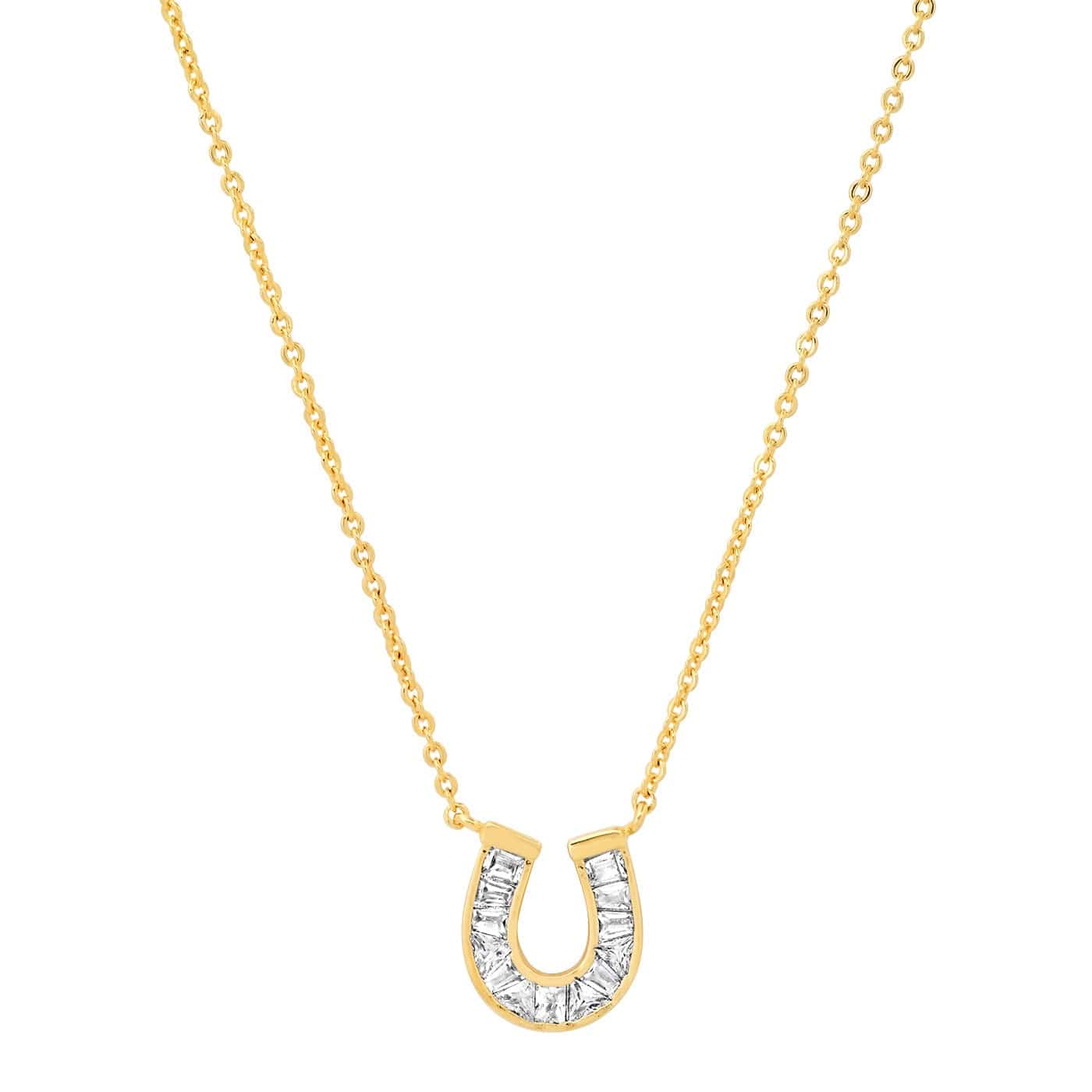 Lucky Baguette Necklace Necklaces Tai Jewelry