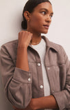 Kenney Suede Jacket - Taupe Stone