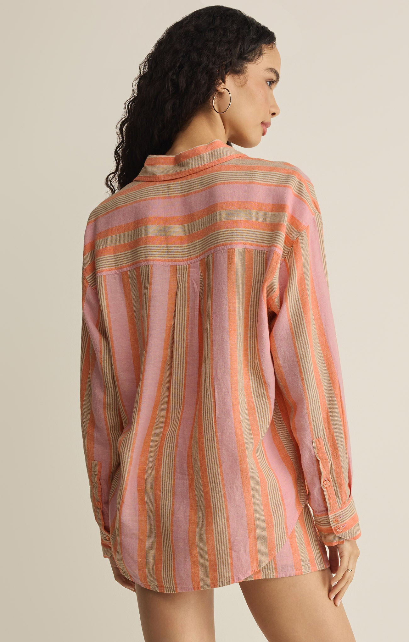 The Perfect Linen Striped Top - Tiger Lily TOP Z Supply