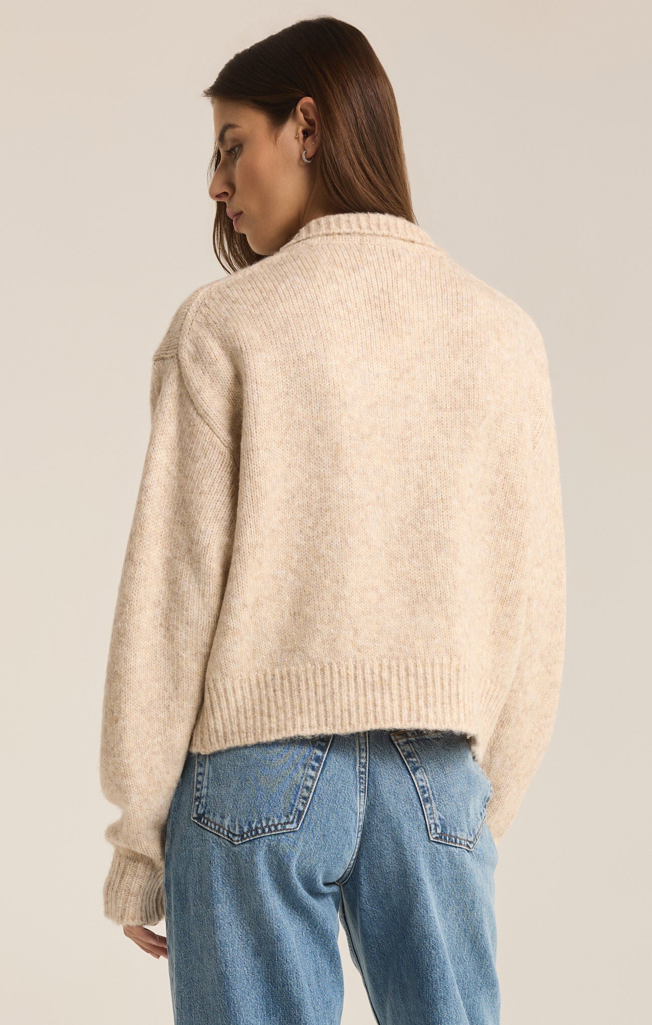 Redford Sweater - Light Oatmeal Heather TOP Z Supply   