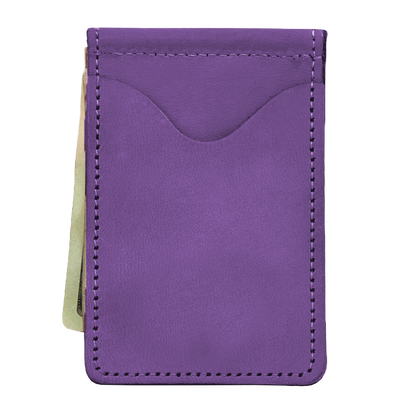 McClip (Order in any color!) Card Holders Jon Hart Plum Leather  