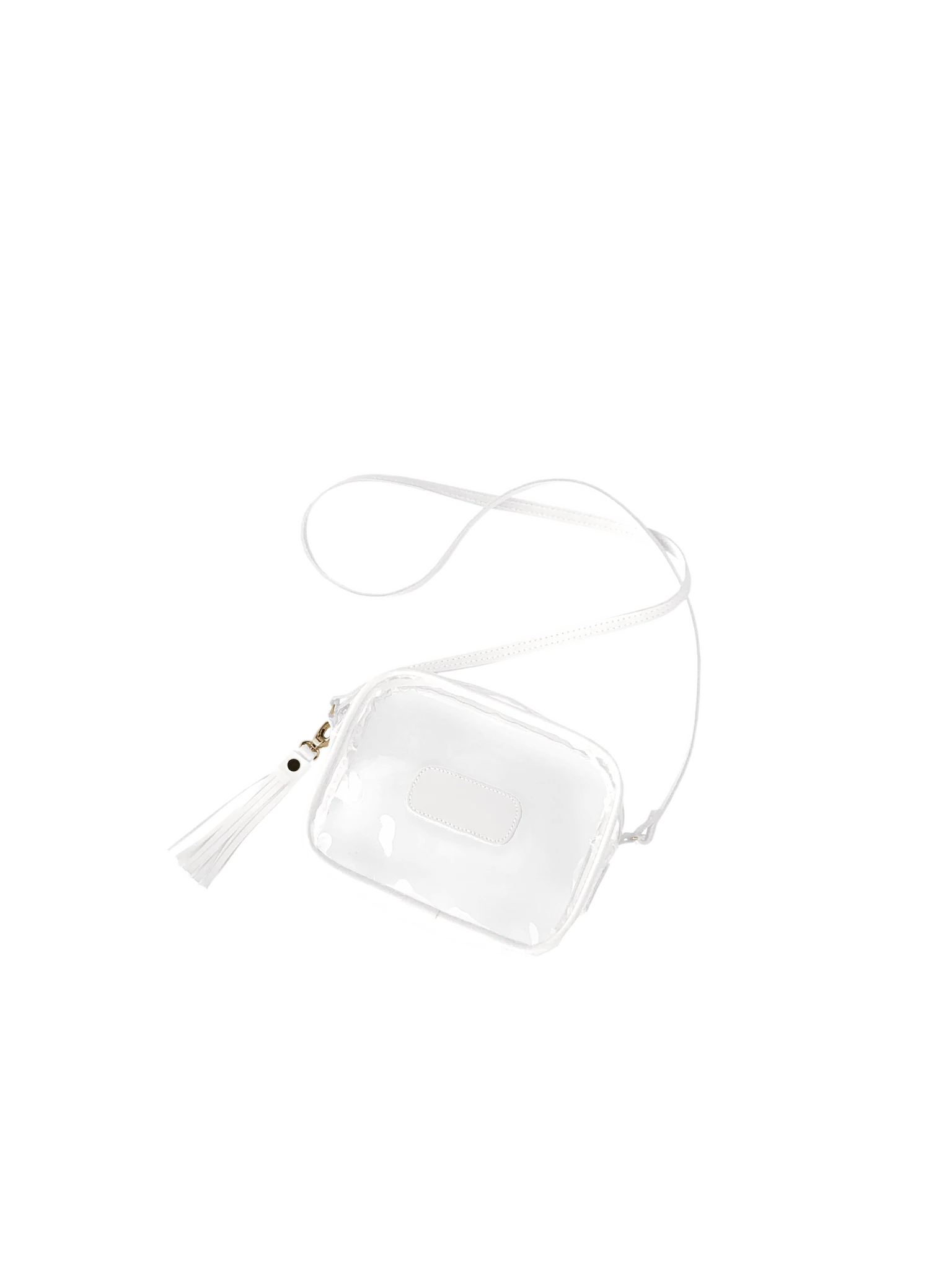 Clear Lola (Order in any color!) Crossbodies Jon Hart White Leather  