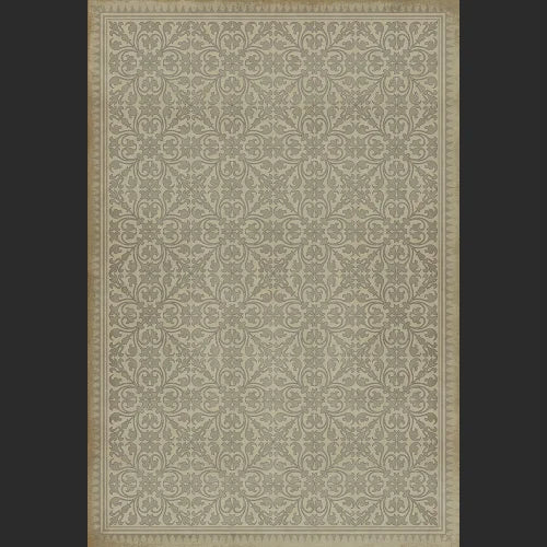 Vinyl Floor Mat - Pattern 21 the White Rabbit Rectangle spicher and co Rectangle: 38x56  