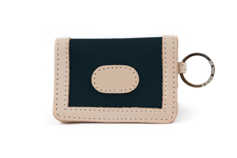 ID Wallet (Order in any color!) Wallets Jon Hart Navy Coated Canvas  
