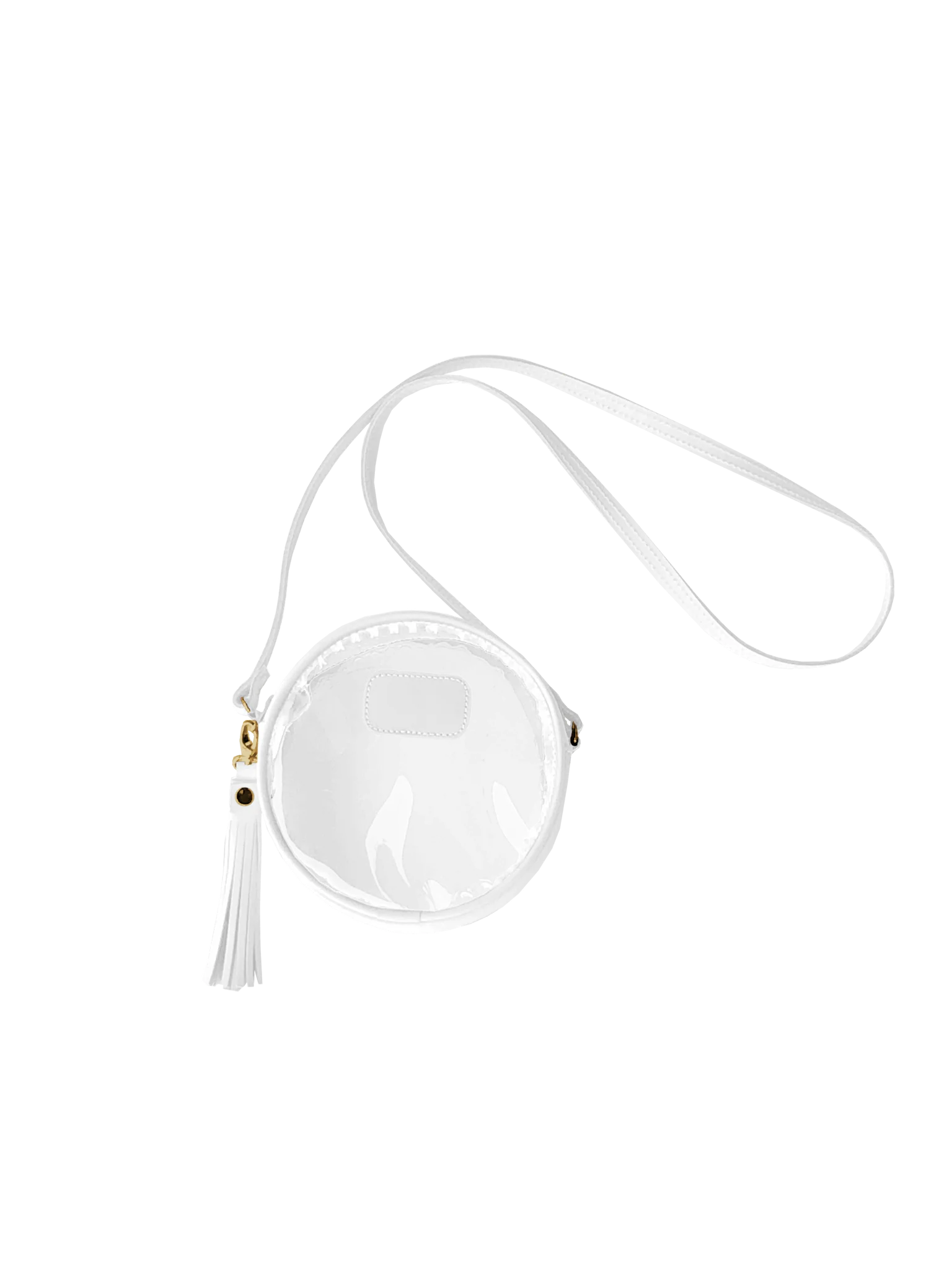 Clear Luna (Order in any color!) Crossbodies Jon Hart White Leather  