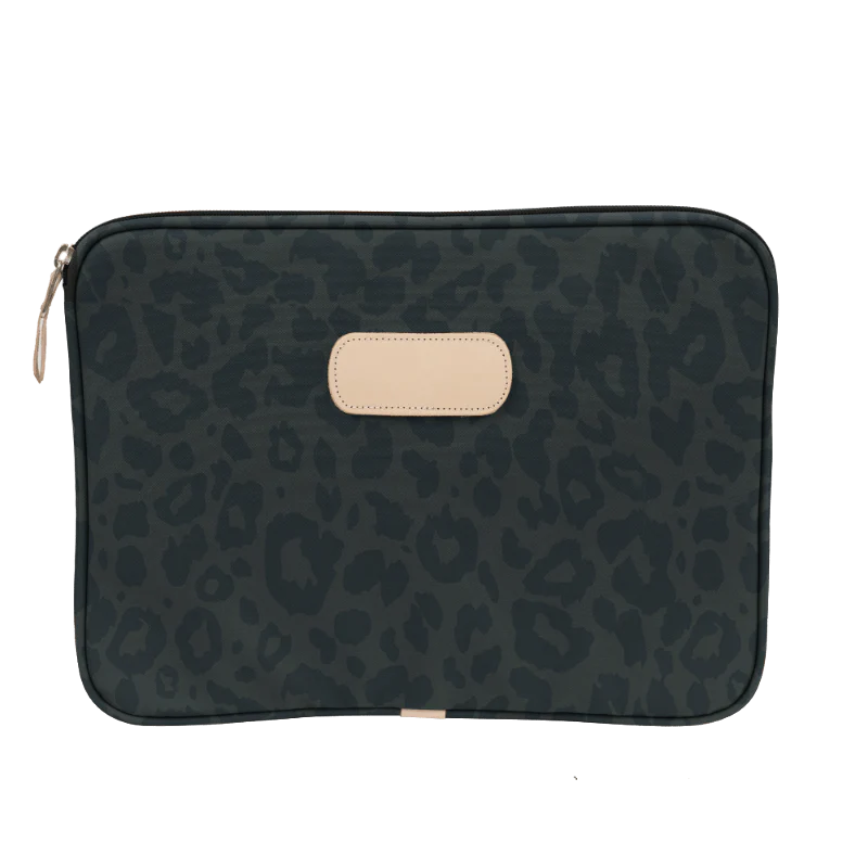 13" Computer Case (Order in any color!) Computer Cases Jon Hart Dark Leopard Coated Canvas  