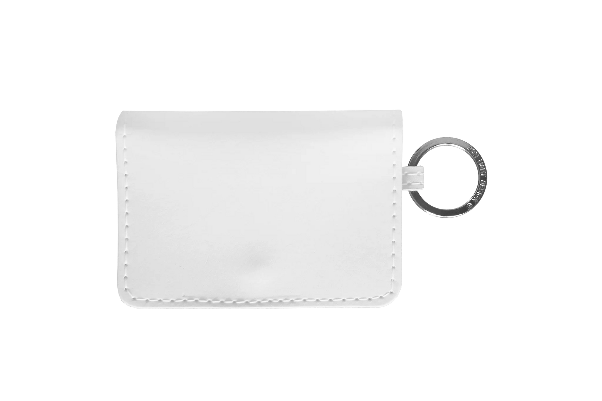 Leather ID Wallet (Order in any color!) Wallets Jon Hart White Leather  
