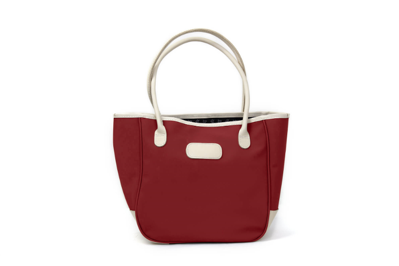 Medium Holiday Tote (Order in any color!) Totes Jon Hart Red Coated Canvas  