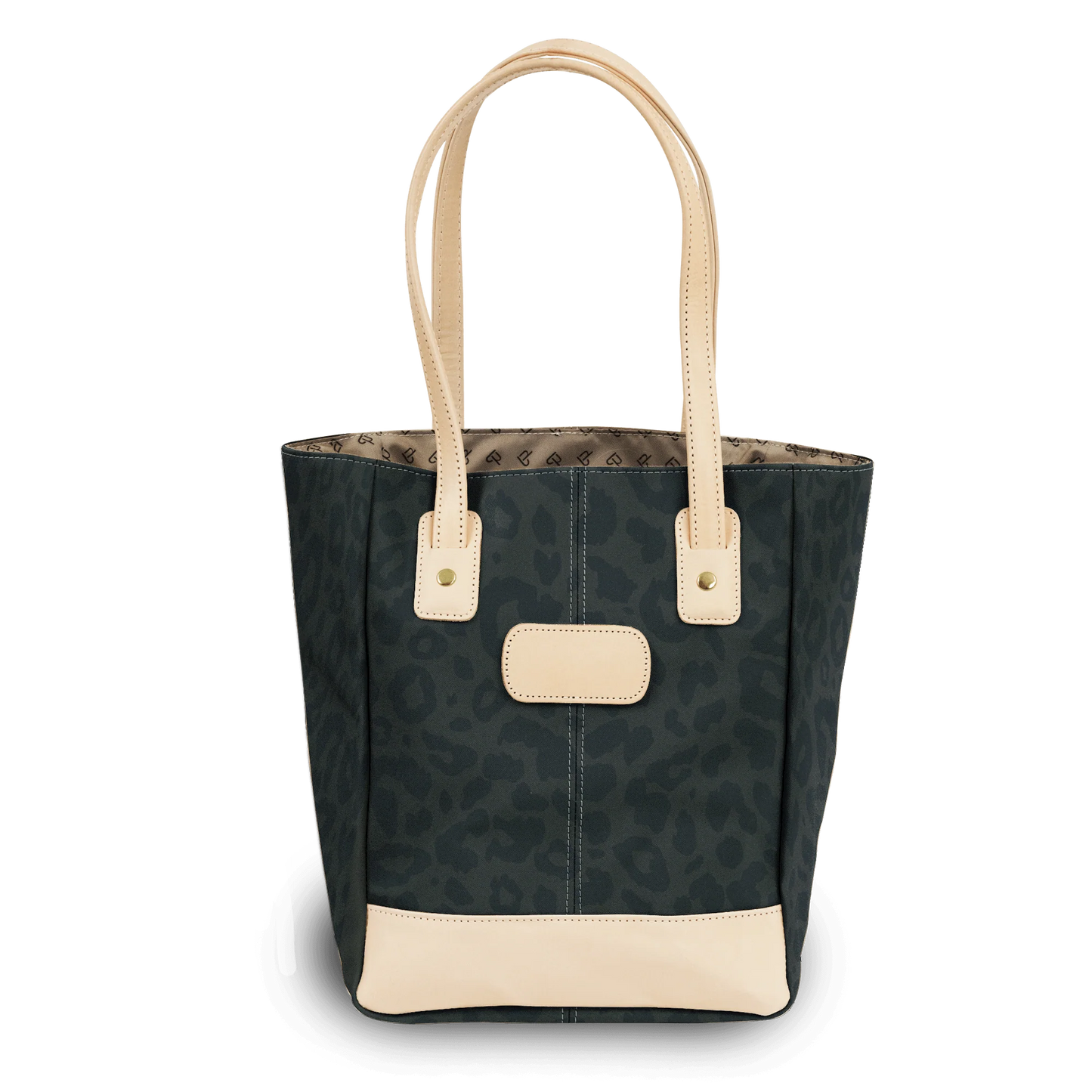 Alamo Heights Tote (Order in any color!) Totes Jon Hart Dark Leopard Coated Canvas  