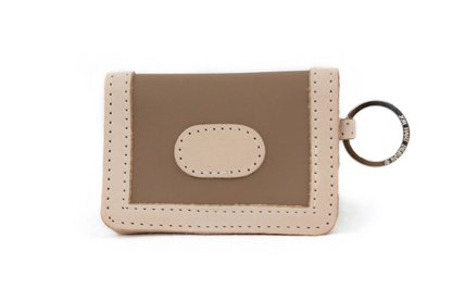 ID Wallet (Order in any color!) Wallets Jon Hart Saddle Coated Canvas  