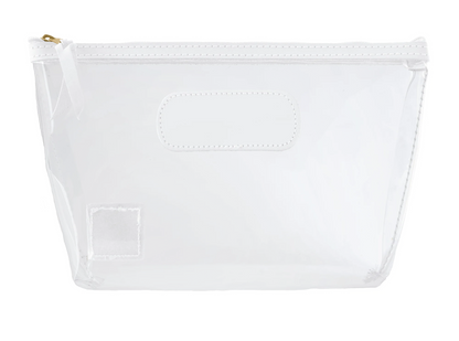 Clear Grande (Order in any color!) Pouches/Small Bags Jon Hart White Leather  