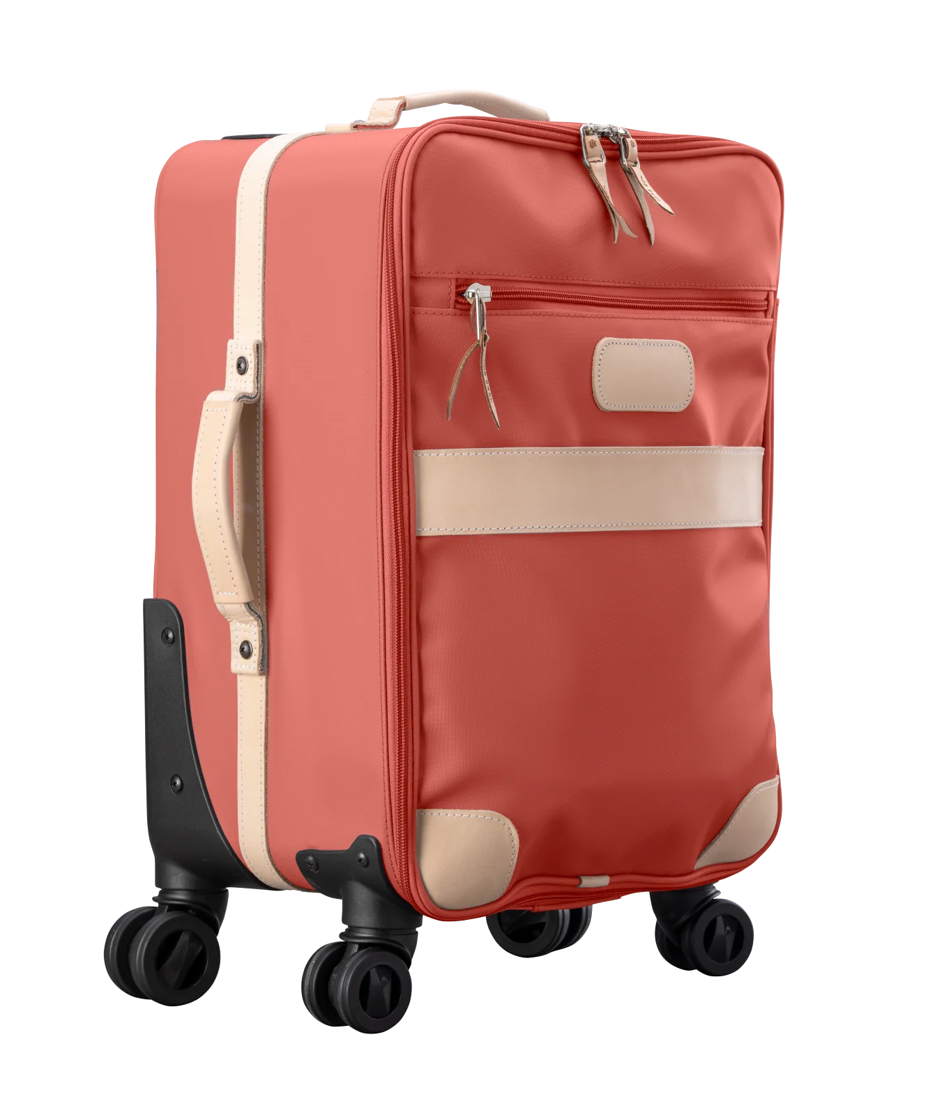 360 Carry On Wheels (Order in any color!) Suitcases Jon Hart Coral Coated Canvas  