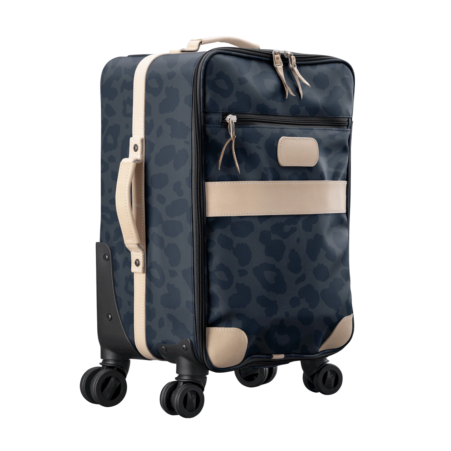 360 Carry On Wheels (Order in any color!) Suitcases Jon Hart Dark Leopard Coated Canvas  