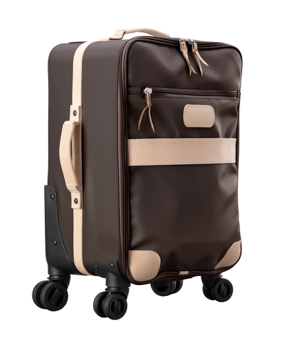 360 Carry On Wheels (Order in any color!) Suitcases Jon Hart Espresso Coated Canvas  